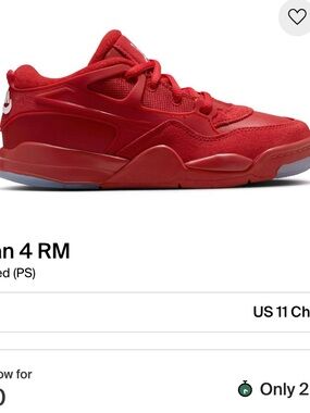 Nike Kids' All-Red Low-Top Sneakers